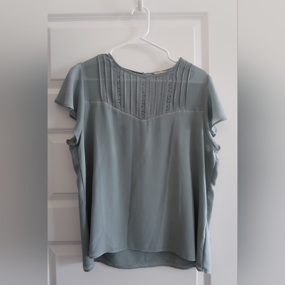 H&M Sage Blouse